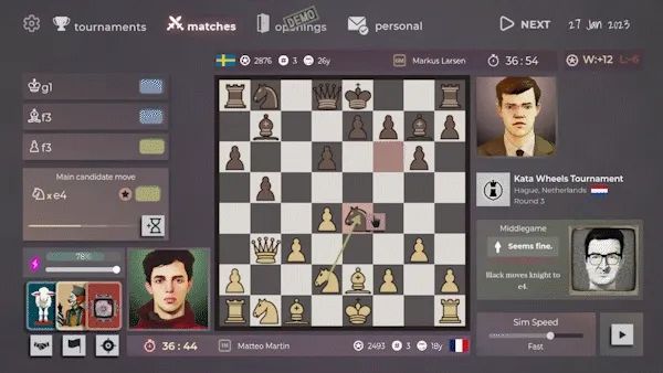 Master of Chess match